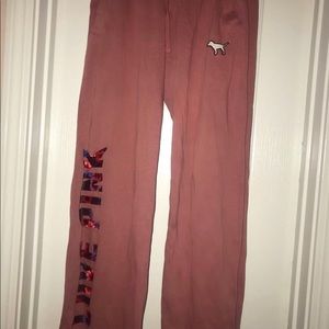 PINK boyfriend sweatpants